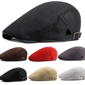 Retro Hollow Mesh Beret